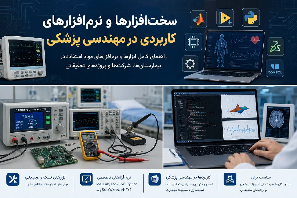 سخت‌افزارها و نرم‌افزارهای کاربردی در مهندسی پزشکی
